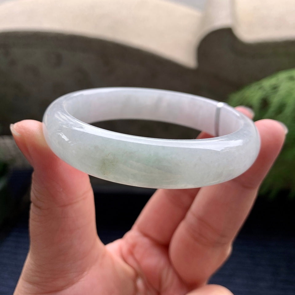 细糯种带底色平安镯（57.4mm）（yc088798）