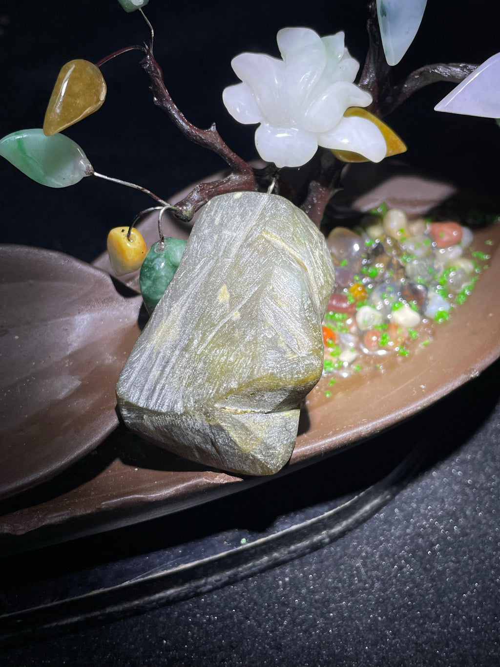 全扒皮冰黄牌子挂件料（yc707514）