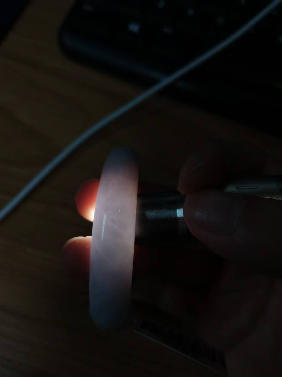 糯种春彩平安镯（55.9mm）（yc102680）
