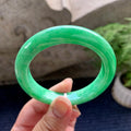 糯种满绿平安镯（55.3mm）（yc089894）