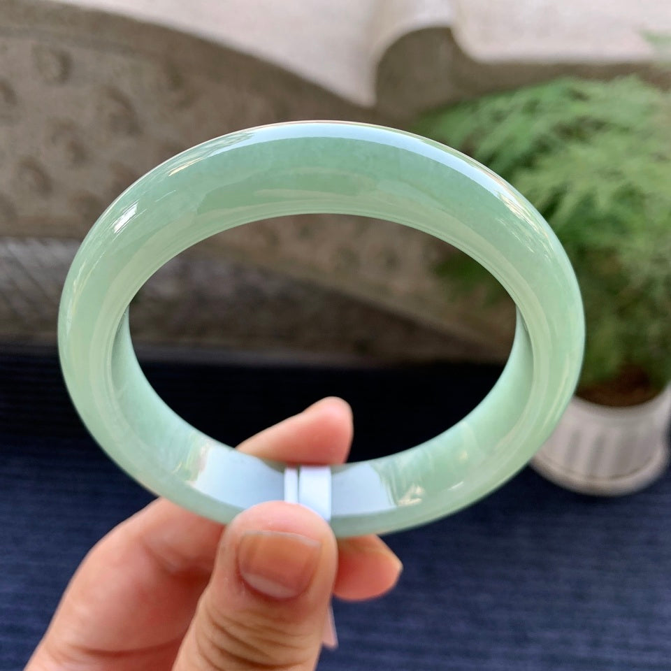 细糯种晴底色平安镯（58mm）（yc079274）