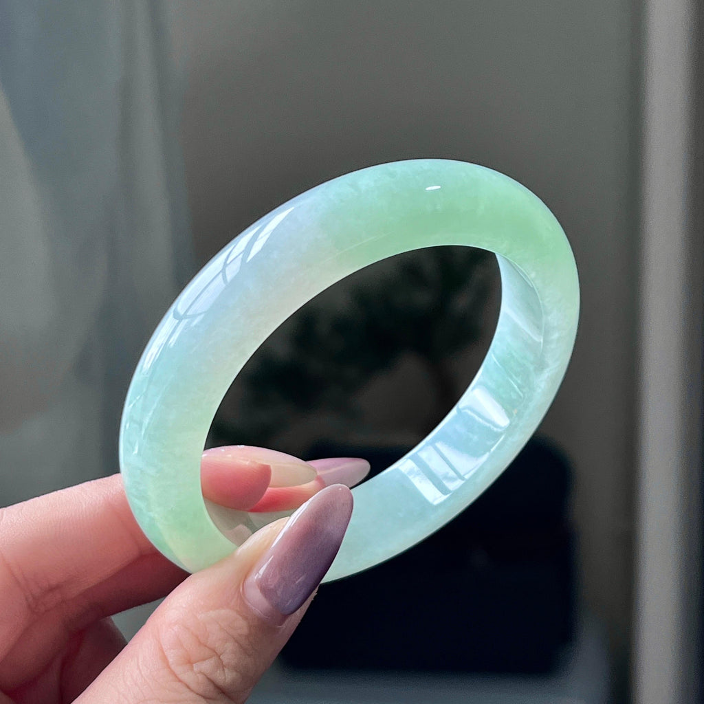 细糯种晴底平安镯（57圈）（yc197954）