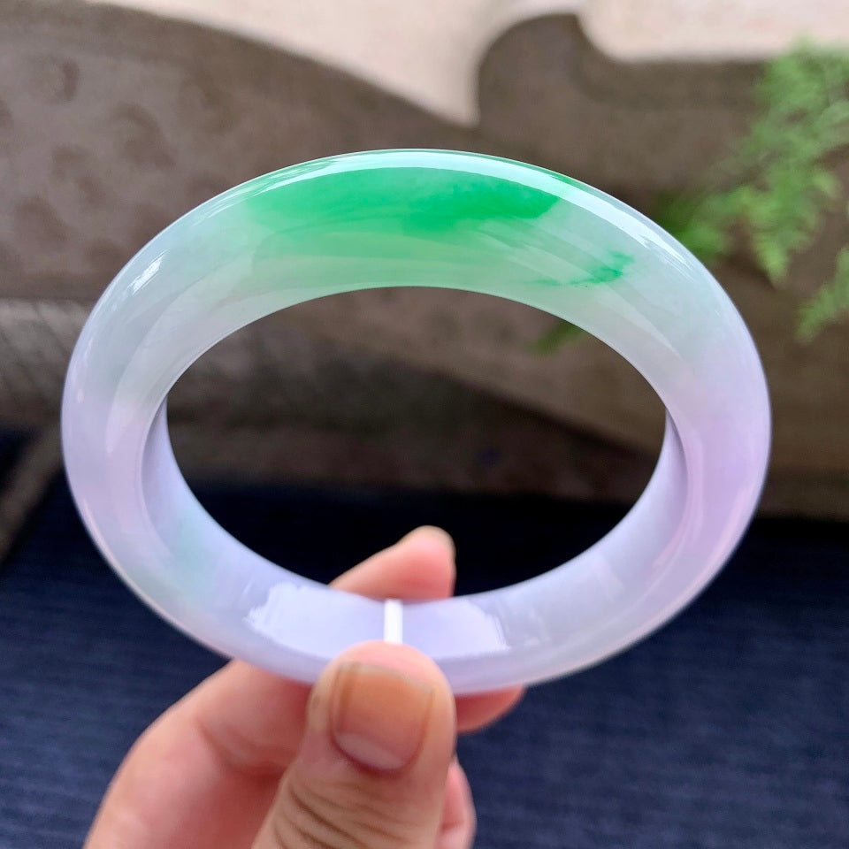 细糯种春彩平安镯（58.5mm）（yc167807）