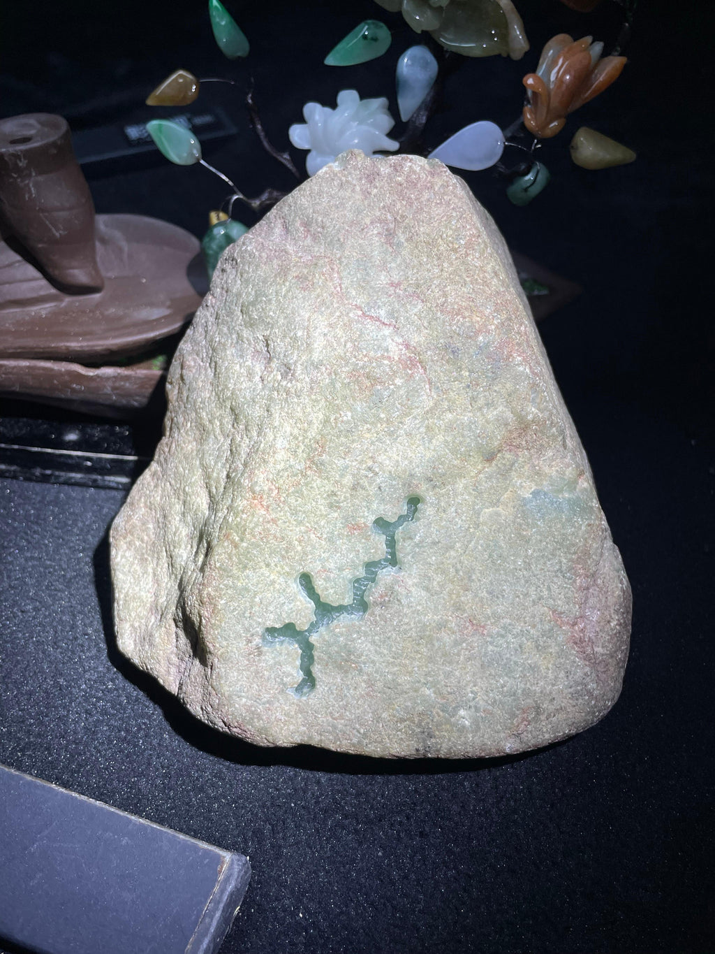 木那开窗冰晴手镯料（yc703721）