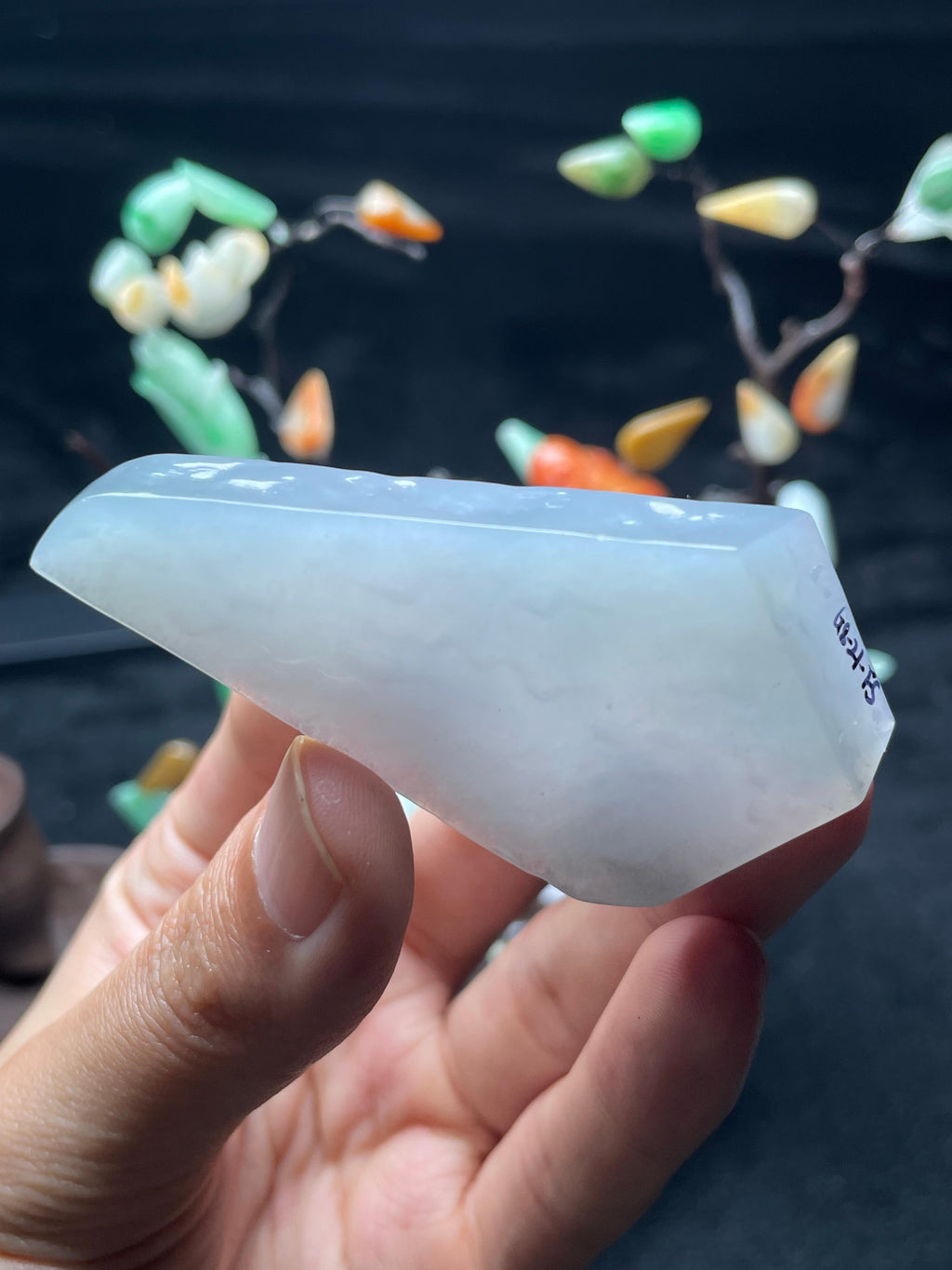 淡春紫翡翠片料（yc708087）