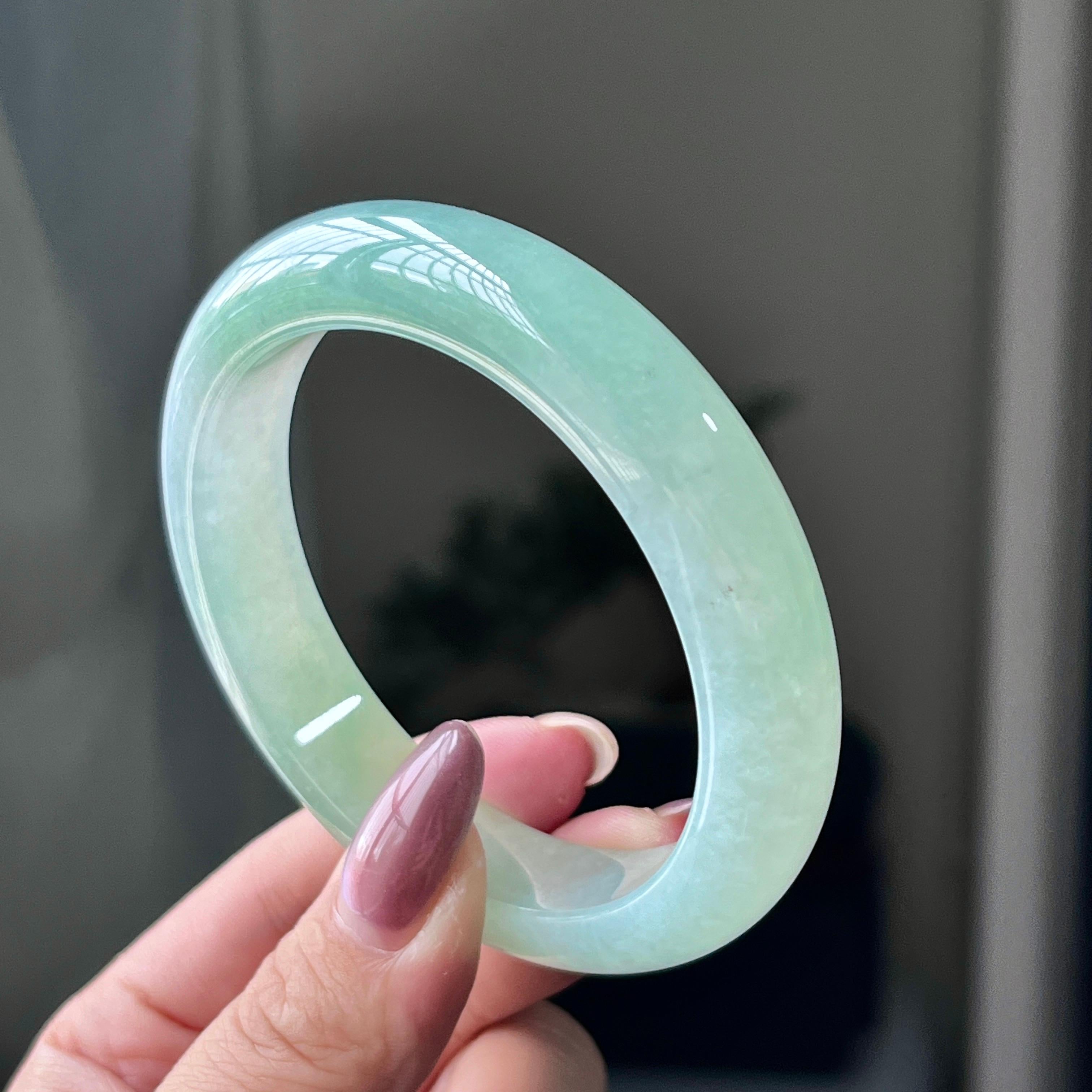 细糯种晴底平安镯（57圈）（yc197954）