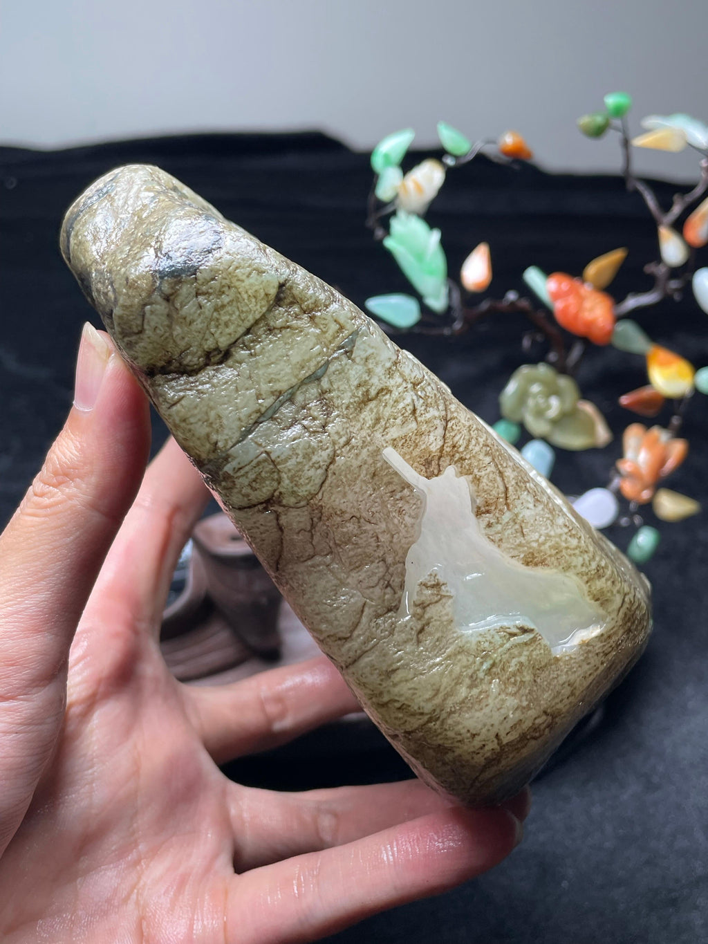 极品后江雪花棉春彩飘色花开窗料（yc692949）