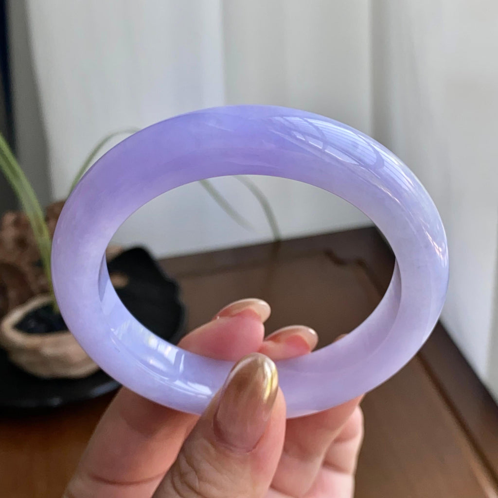 细糯种紫罗兰平安镯（56圈）（yc259119）