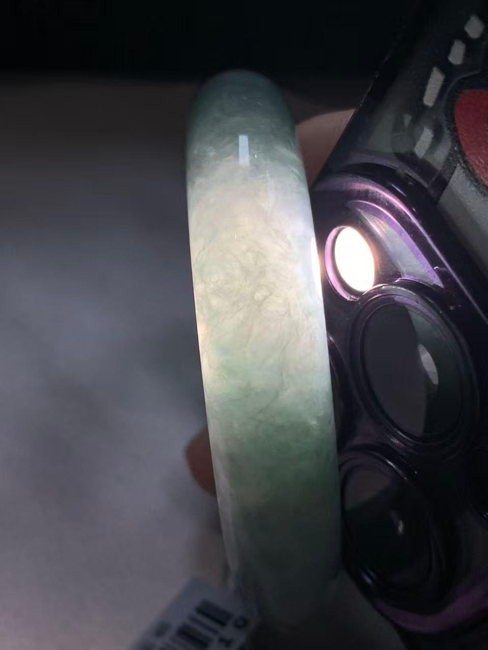 细糯种油青平安镯（50.2mm）（yc280855）