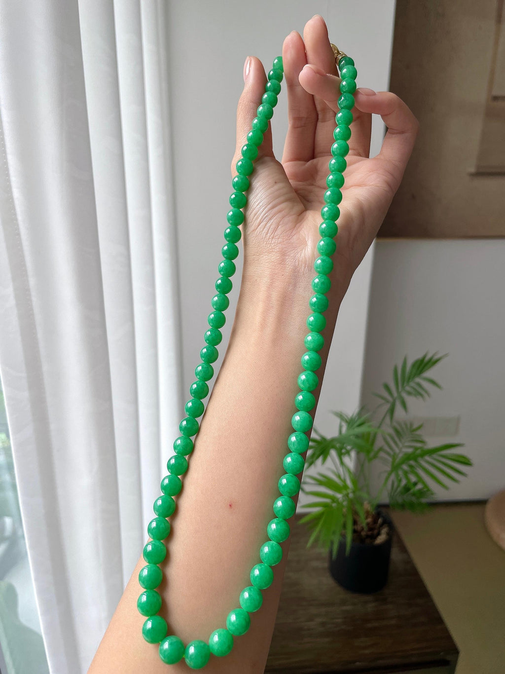 细糯种满绿珠串（yc718997）