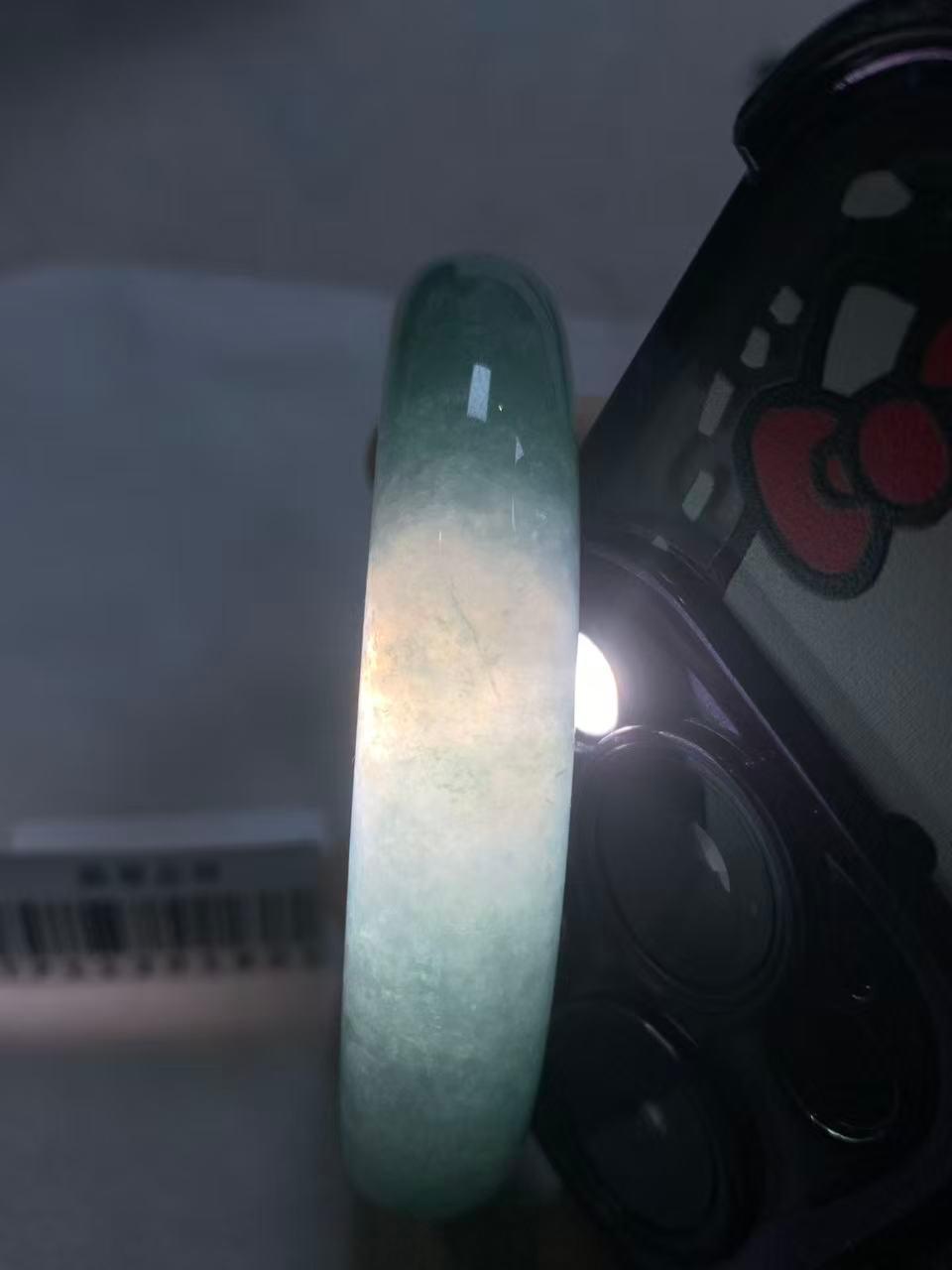 糯冰种晴底平安镯（52.6mm）（yc272781）
