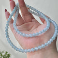 冰种蓝底飘花珠链（100颗）（yc213166）
