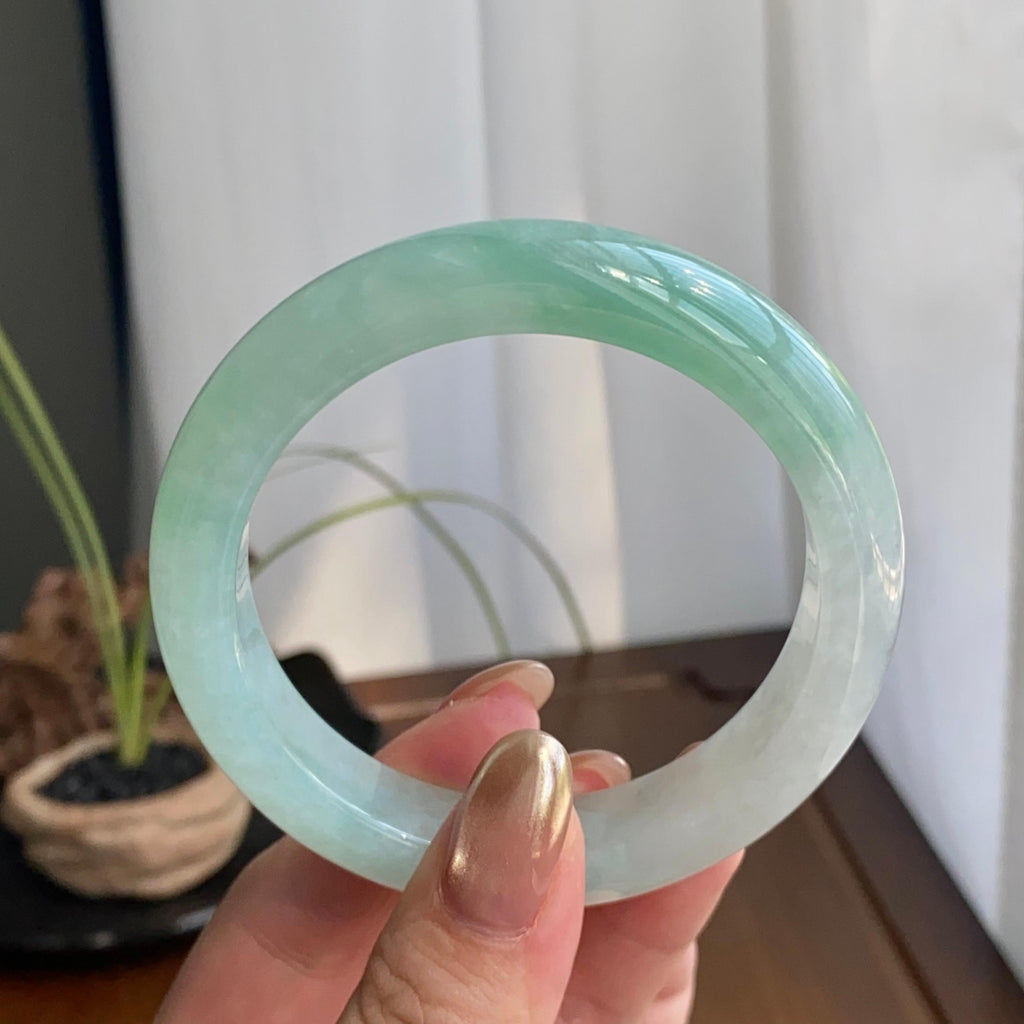 糯冰种晴底平安镯（57圈）（yc259095）