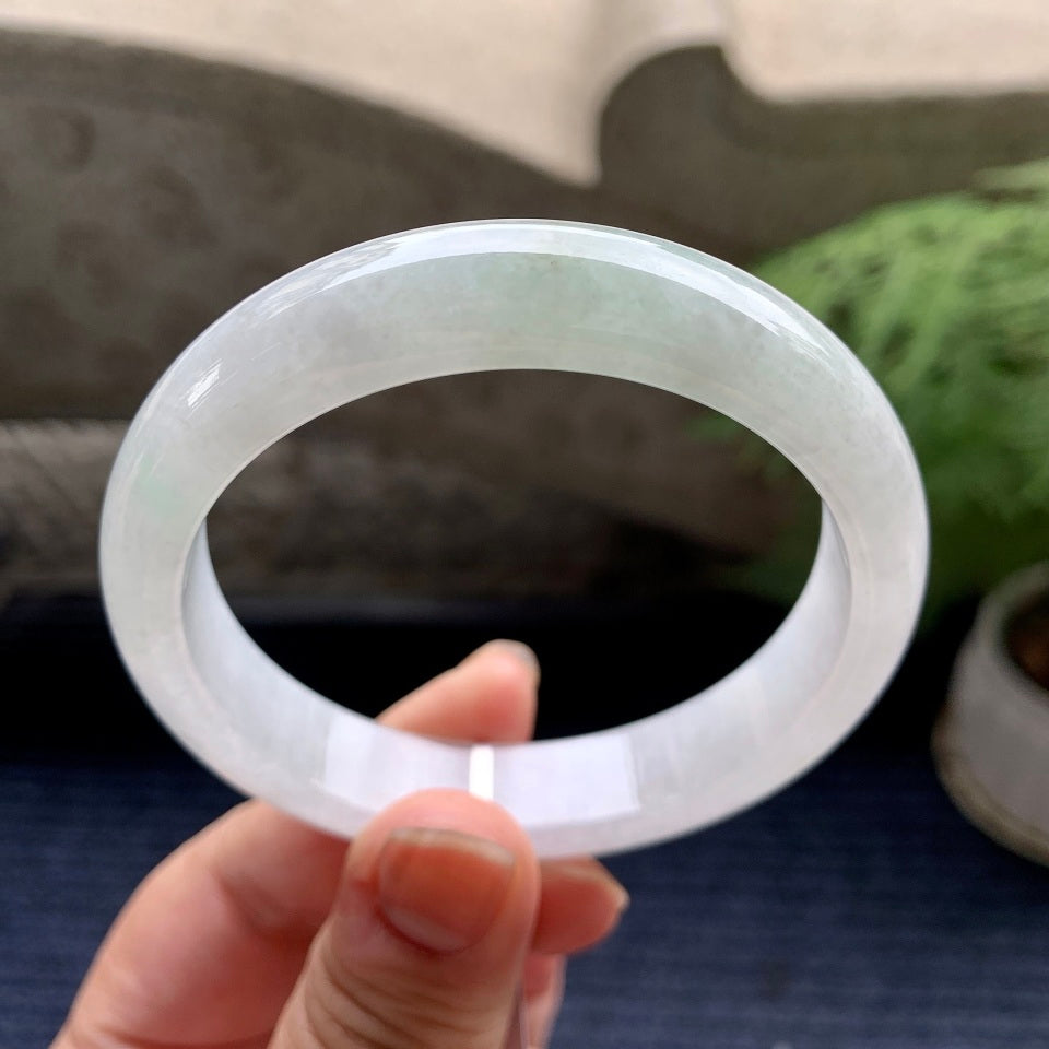 细糯种带底色平安镯（57.4mm）（yc088798）
