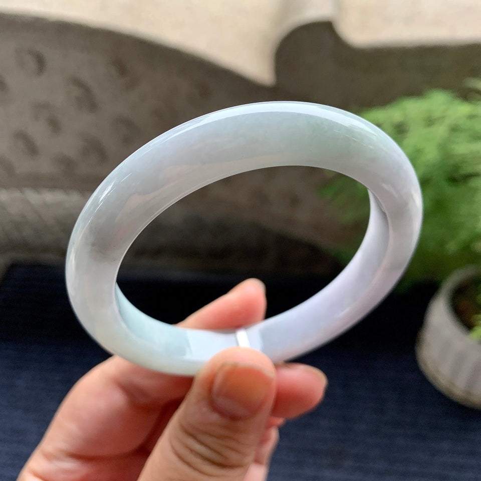 糯种淡春彩平安镯（56.7mm）（yc093445）