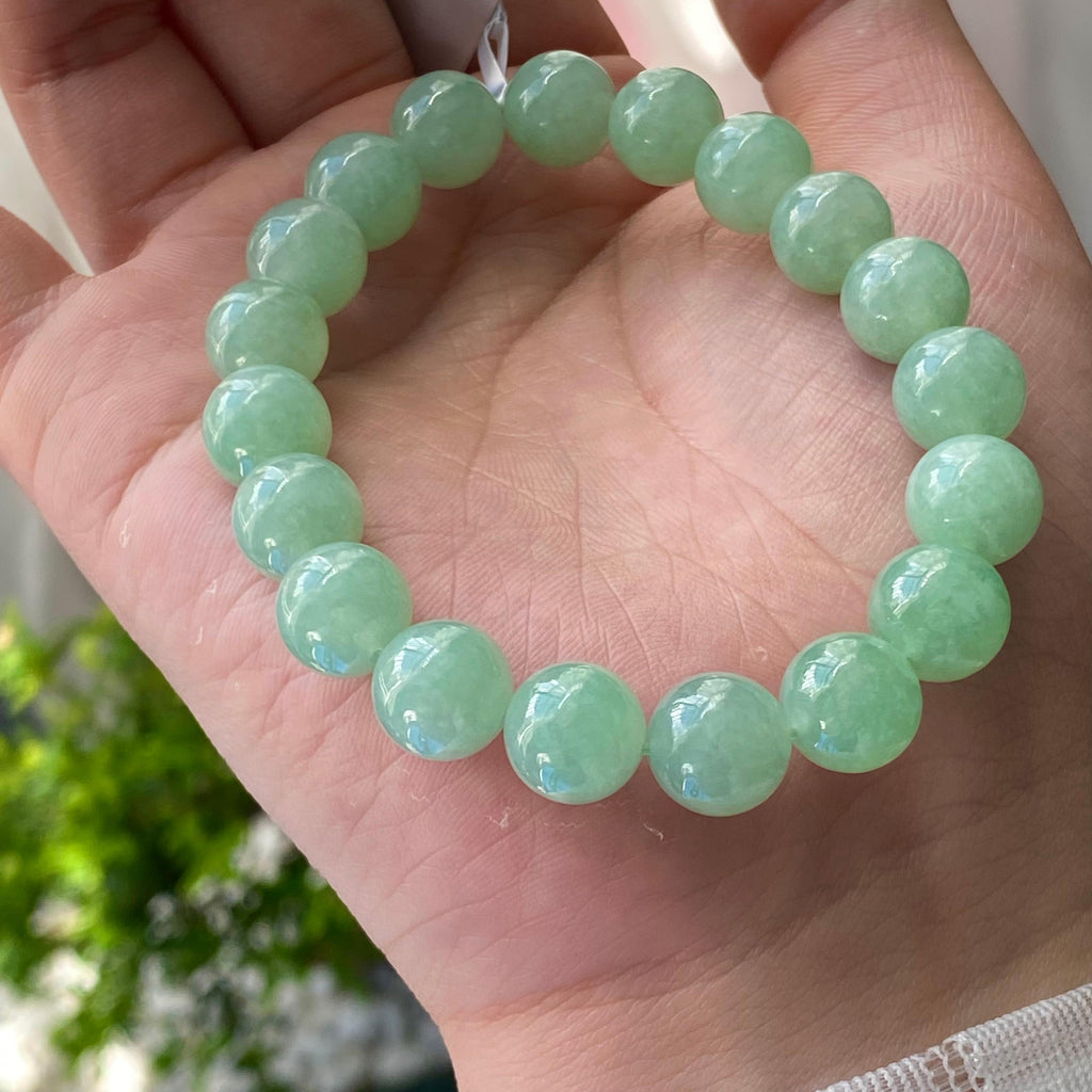 糯冰种晴底单圈手串（19颗）（yc203125）