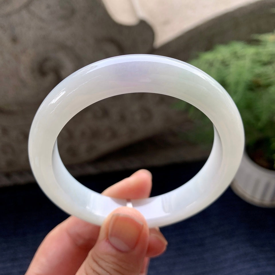 细糯种紫罗兰平安镯（58mm）（yc091746）