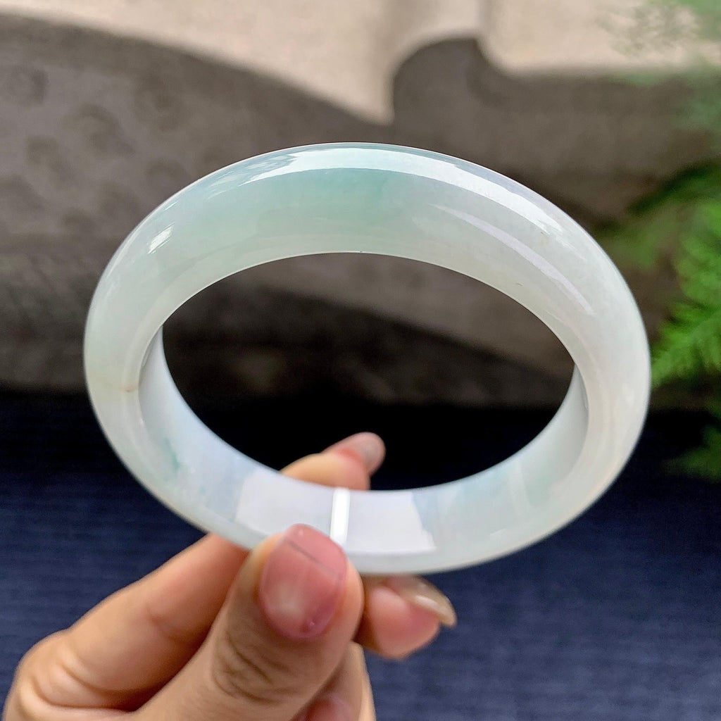 细糯种飘花平安镯（56.3mm）（yc280854）
