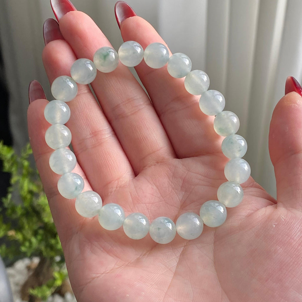 冰种飘花单圈手串（22颗）（yc213186）