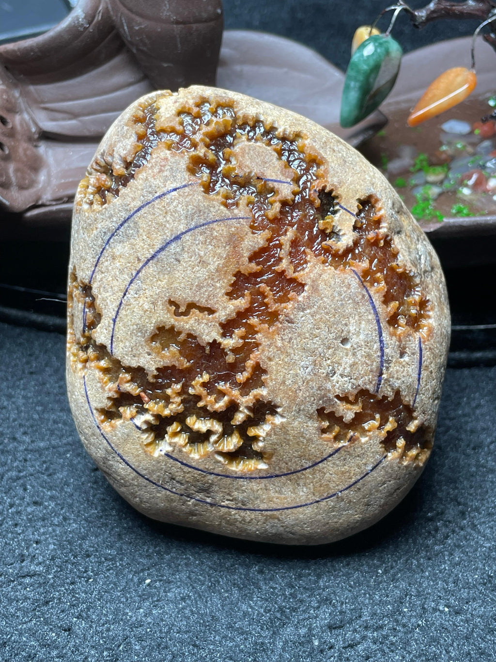 大马坎特色红翡开窗料（yc694735）