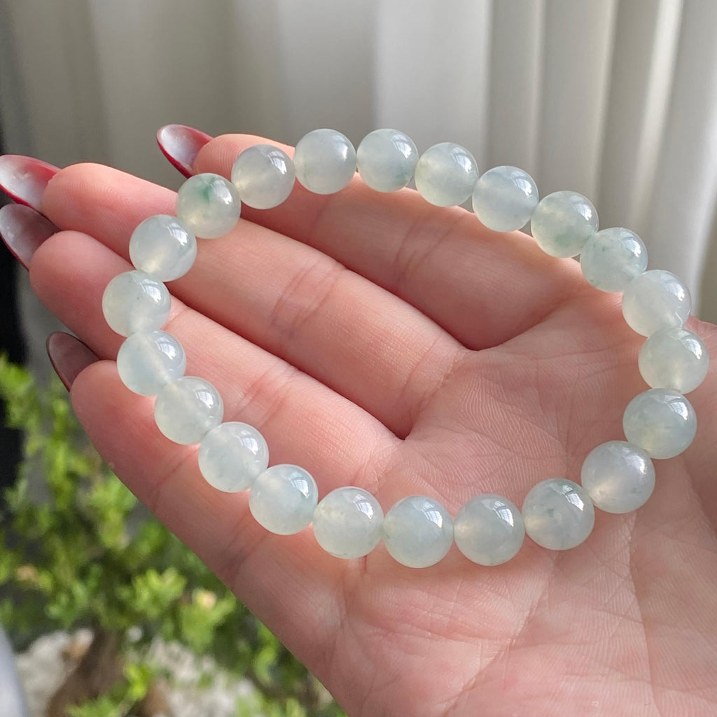 冰种飘花单圈手串（22颗）（yc213186）