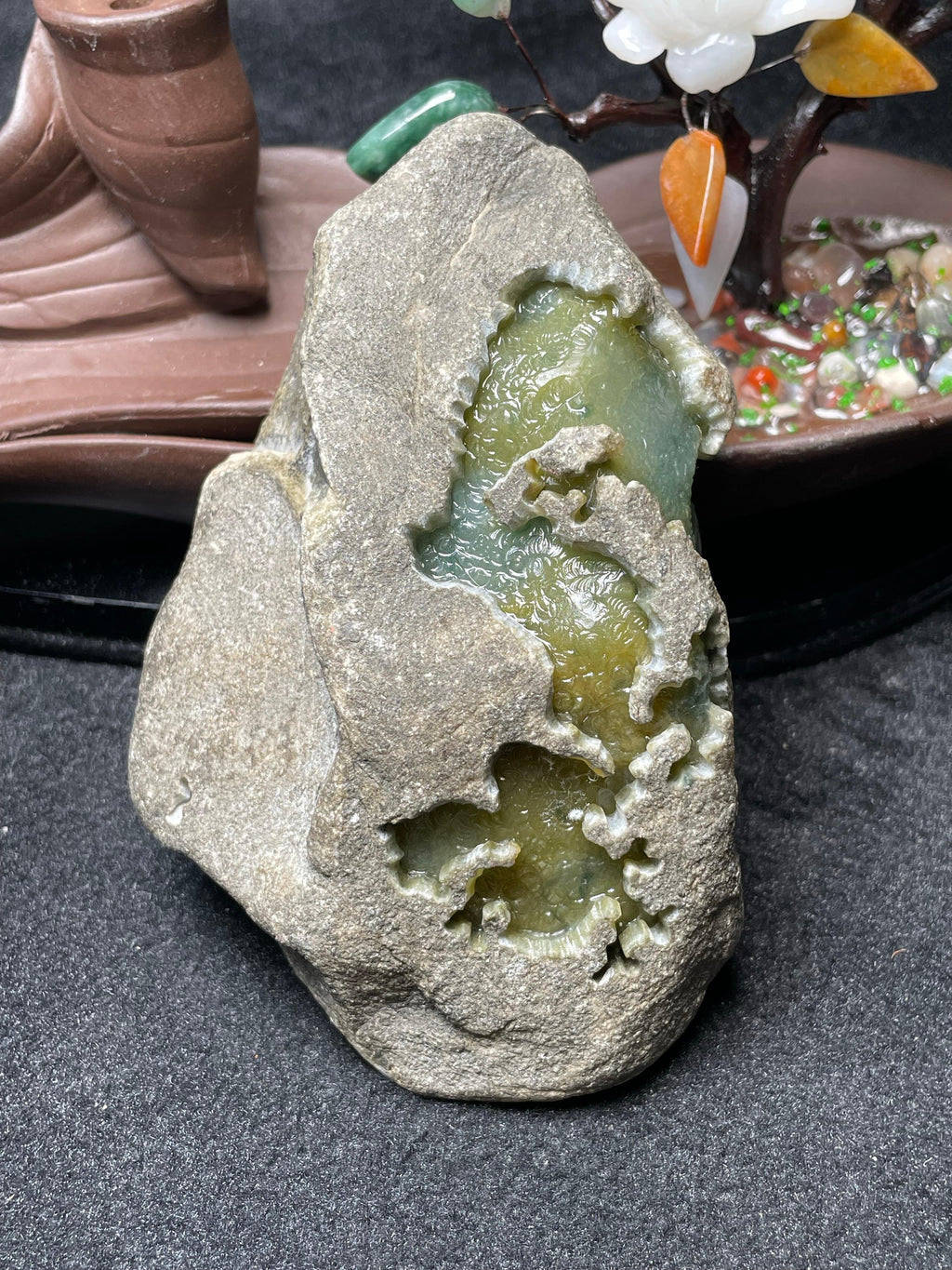 莫西沙开窗冰黄飘花（yc502740）