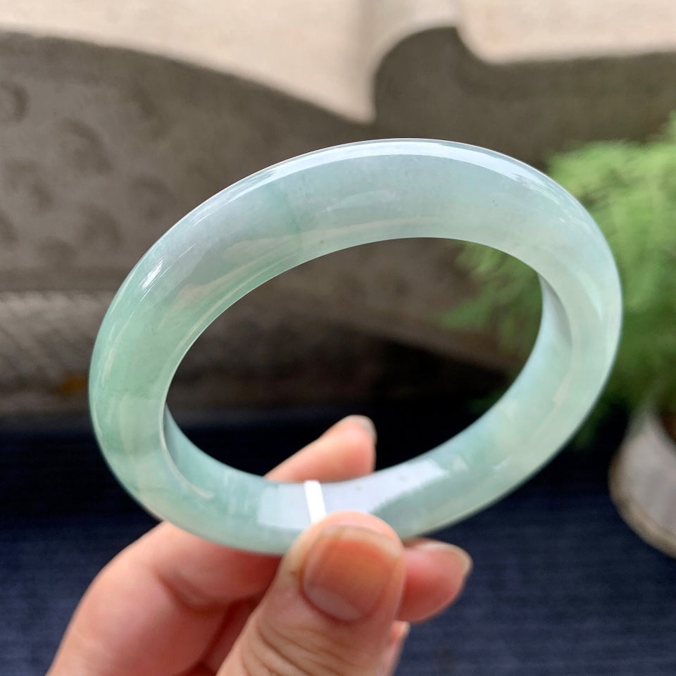 细糯种晴底平安镯（55.5mm)（yc089971）