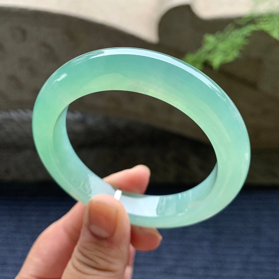 冰种晴水平安镯（56.6mm）（yc166107）