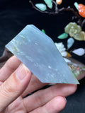 冰晴底飘花飘黄随形牌子料（yc521753）