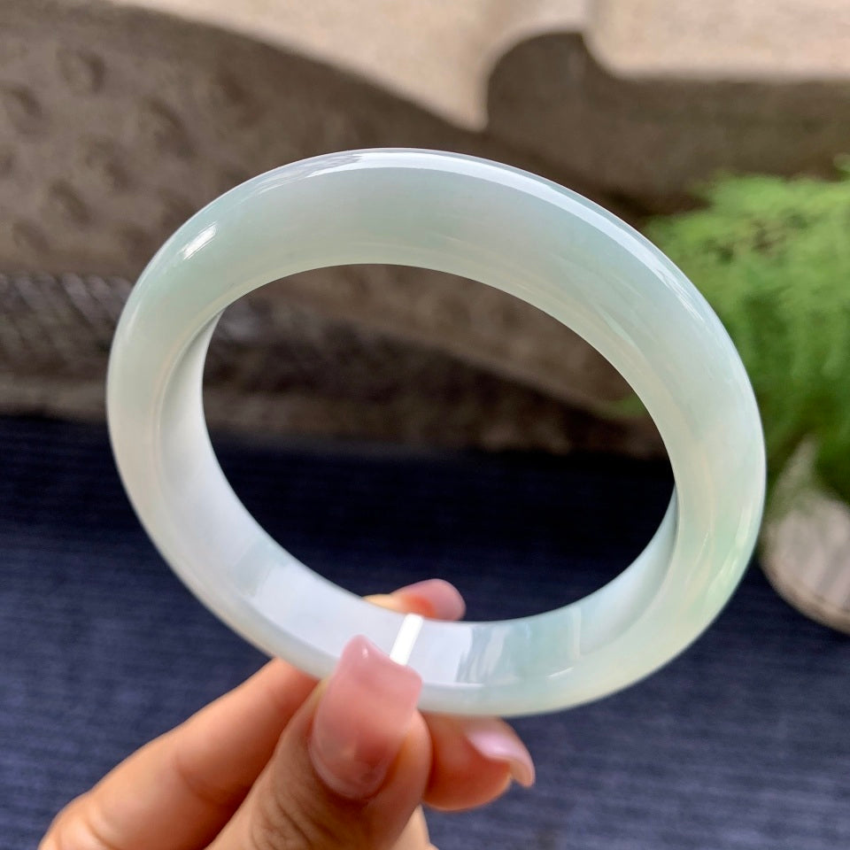 细糯种带色平安镯（58mm）（yc102675）