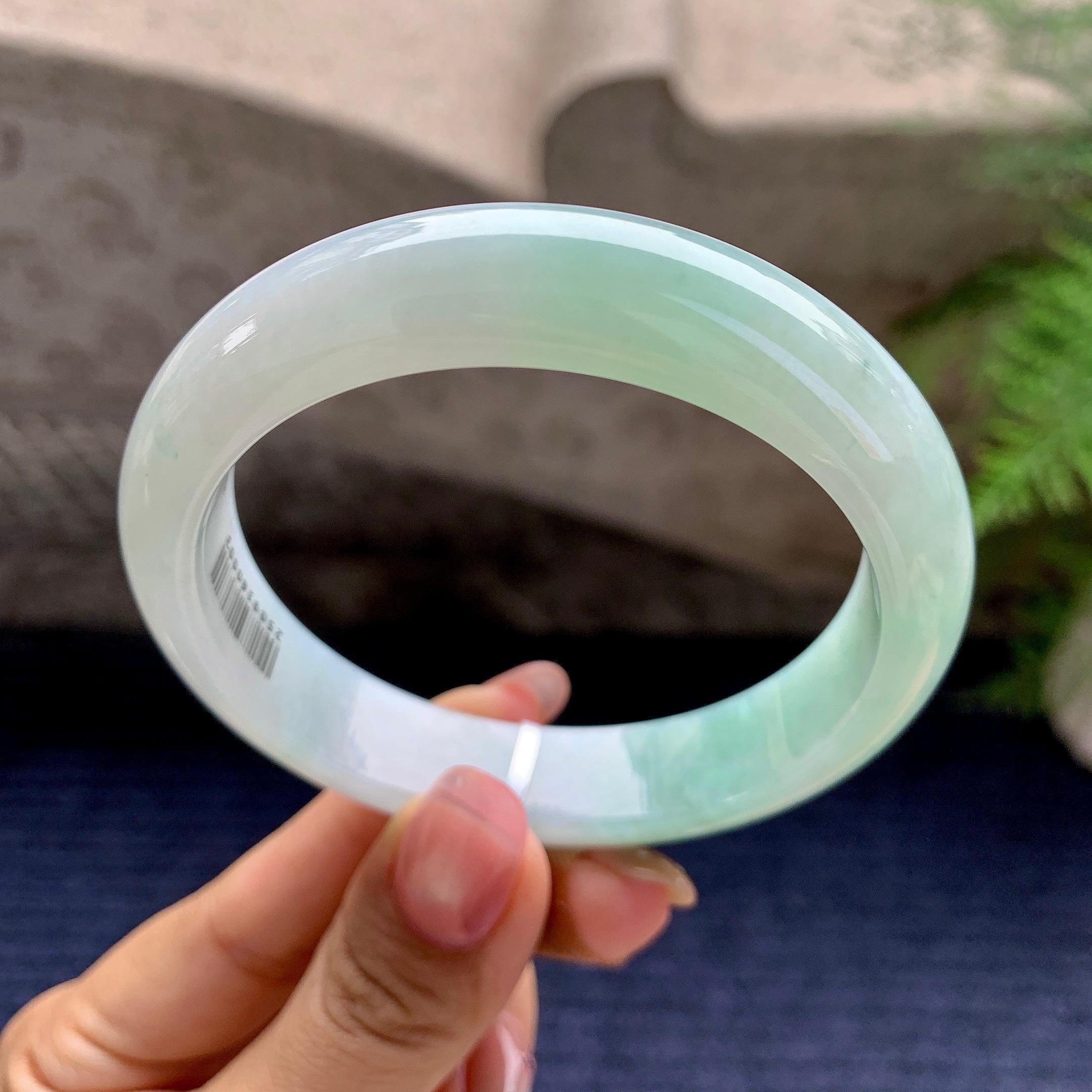 细糯种晴底平安镯（57.7mm）（yc280881）