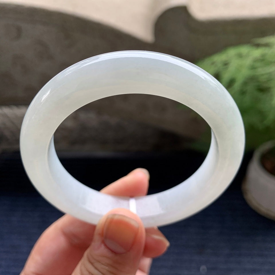 细糯种无色平安镯（56.2mm）（yc088800）