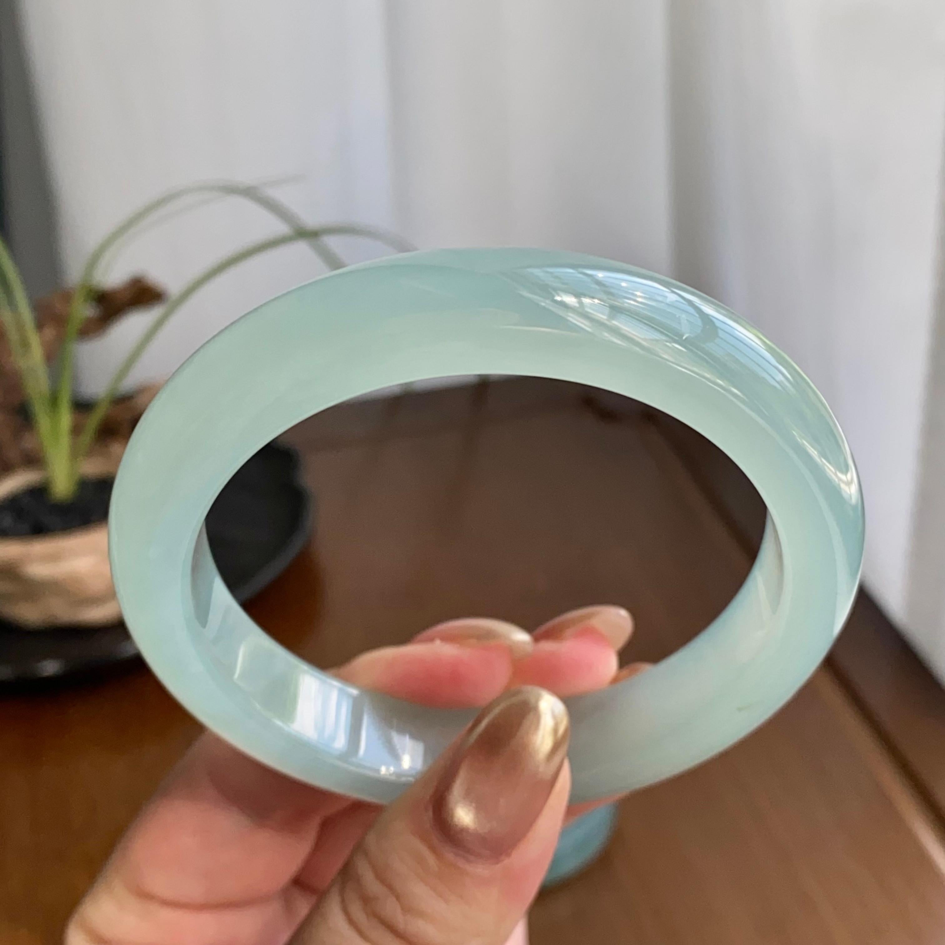 冰种晴底平安镯套装（58圈）（yc258997）