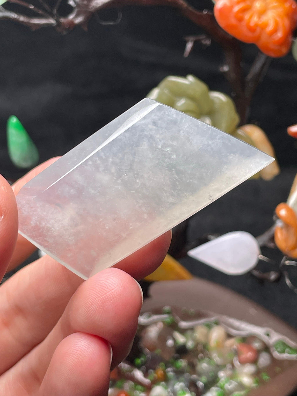 高冰木那雪花棉挂件料（yc503412）