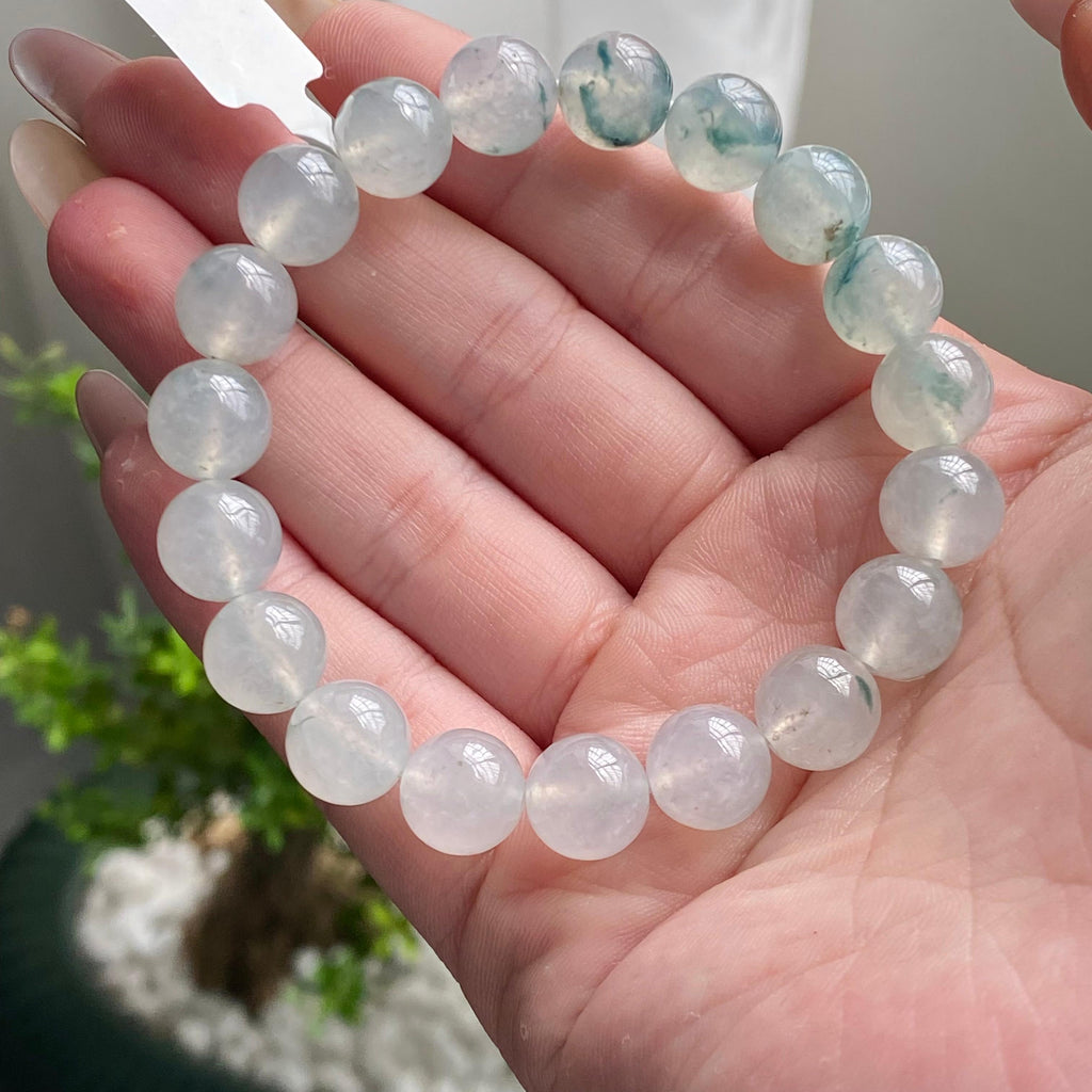 冰种飘花单圈手串（19颗）（yc202559）