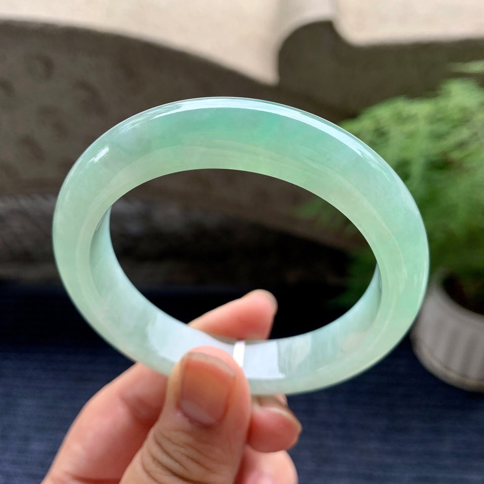 细糯种晴底平安镯（55.5mm）（yc101290）