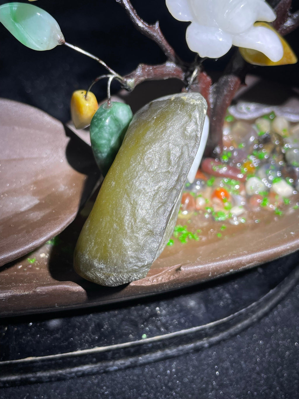 全扒皮冰黄牌子挂件料（yc707514）