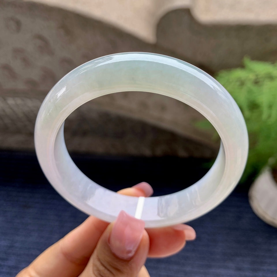 细糯种带底色平安镯（57mm·）（yc094309）
