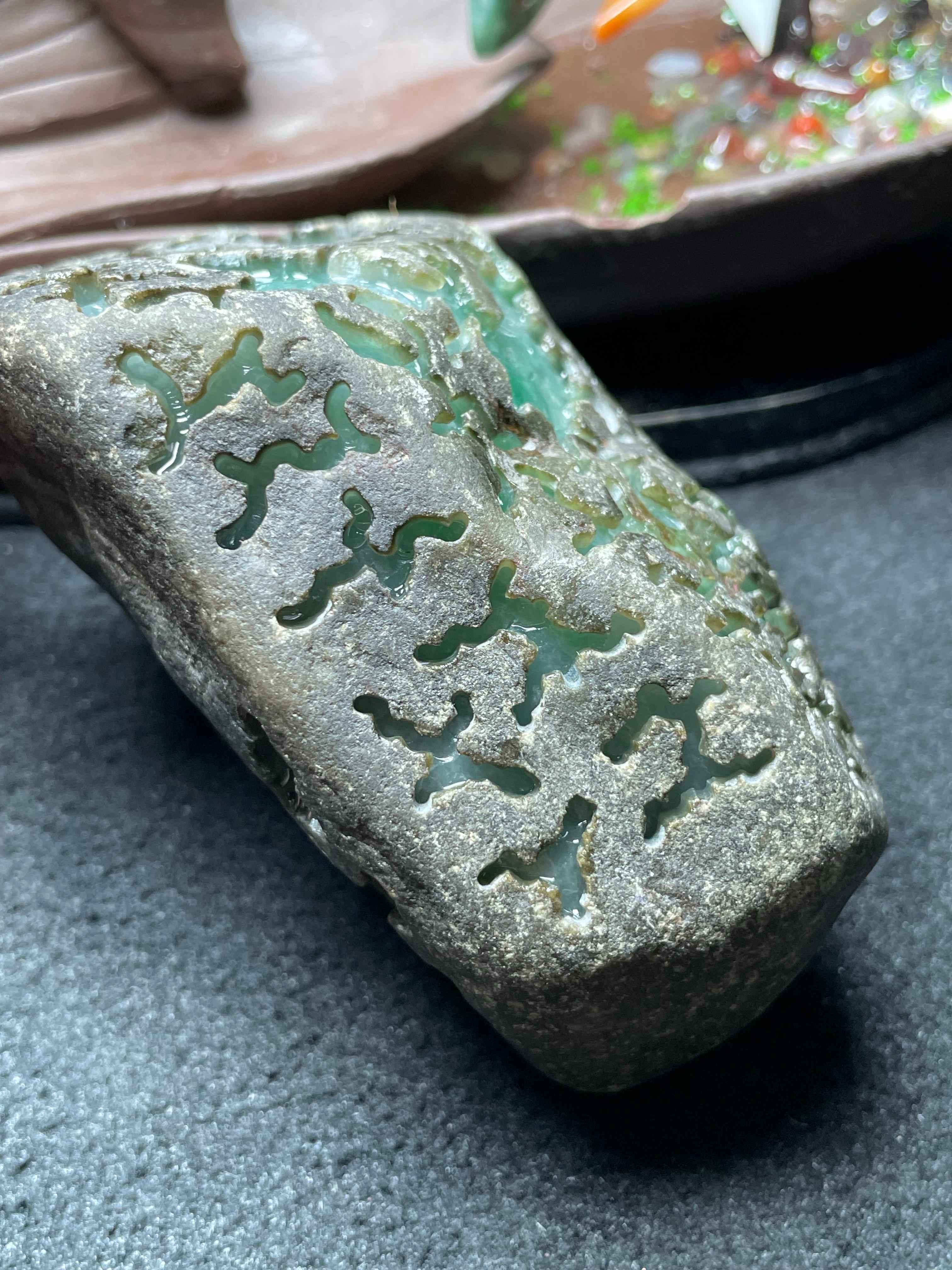 老后江开窗冰晴飘色牌子料（yc536916）