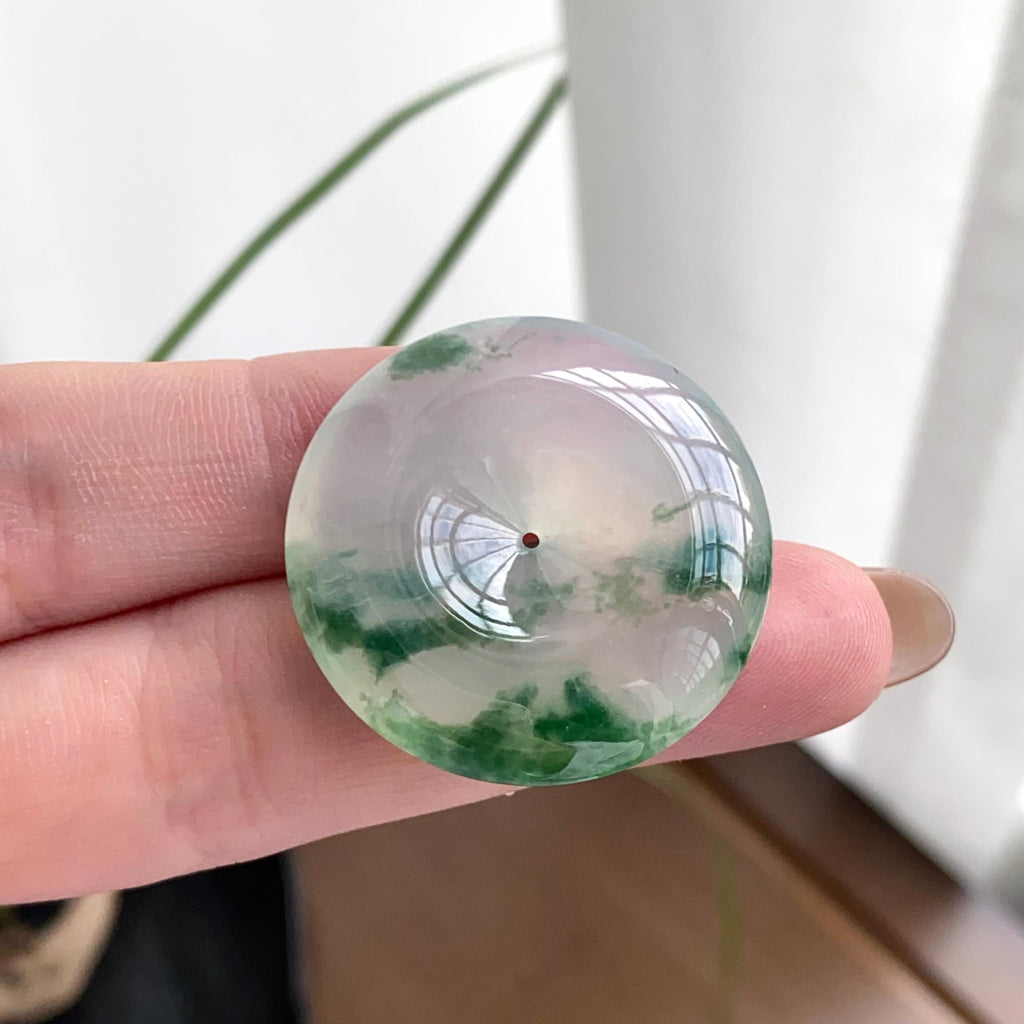 冰种飘花平安扣吊坠（yc262767）