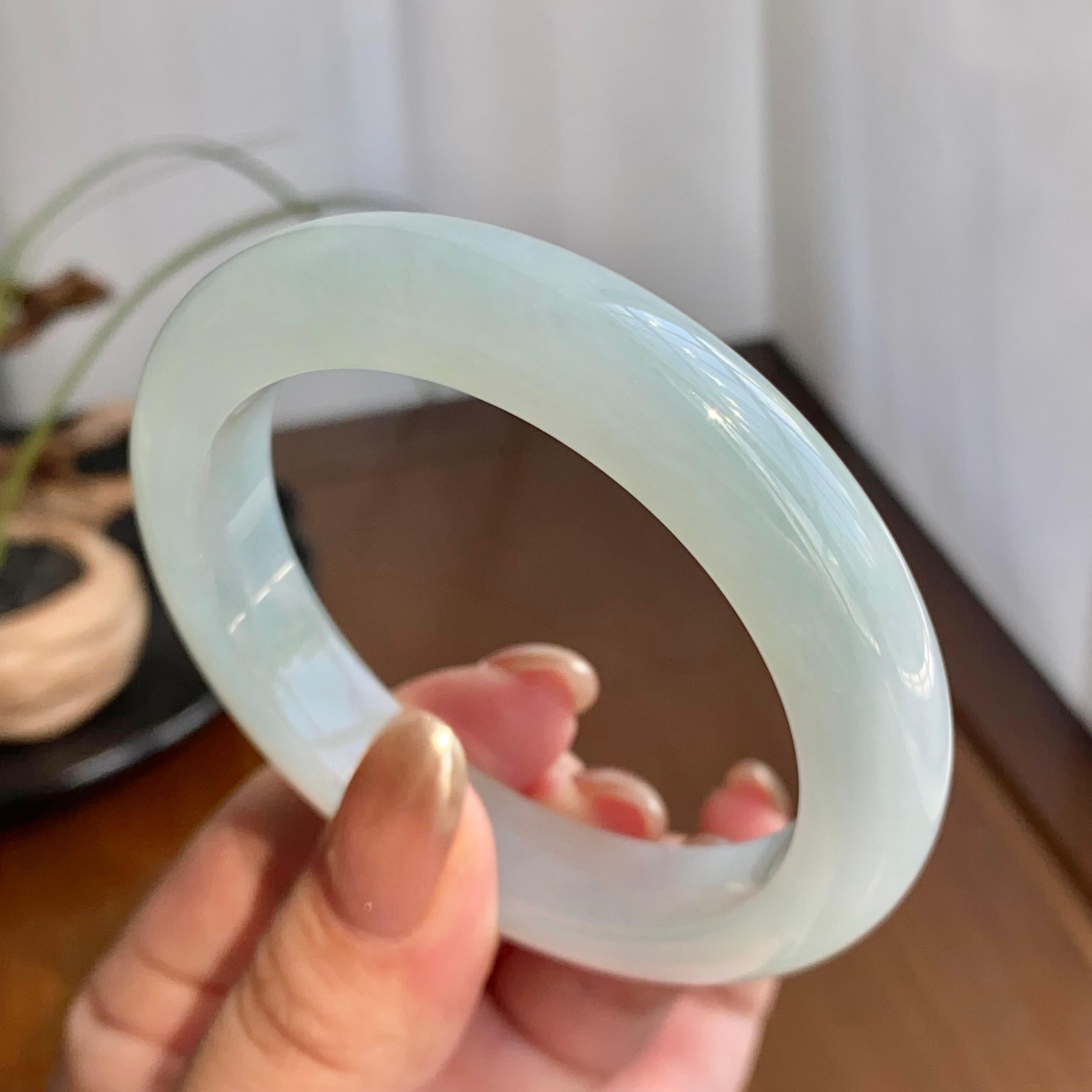 糯冰种晴底平安镯（54圈）（yc259081）