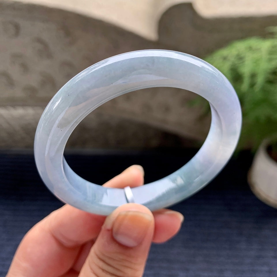 细糯种紫罗兰平安镯（52.3mm）（yc088757）