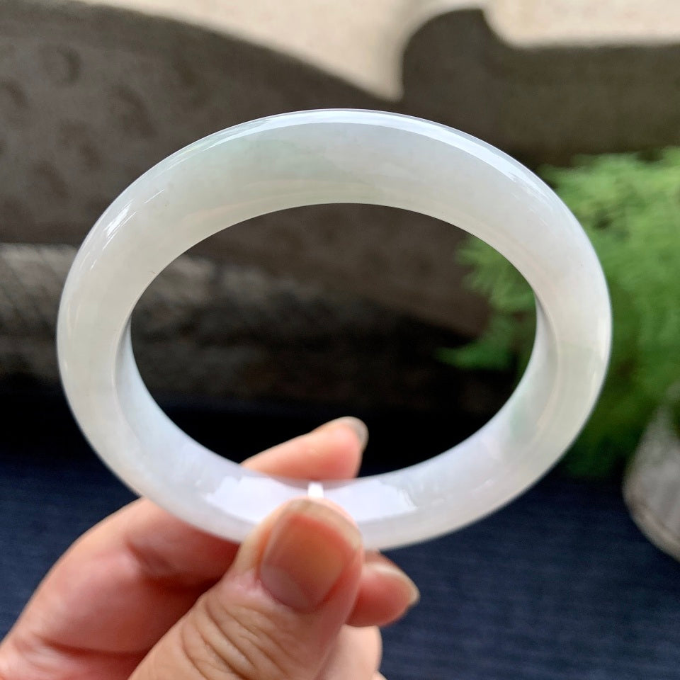 糯种飘花平安镯（57.4mm）（yc096613）