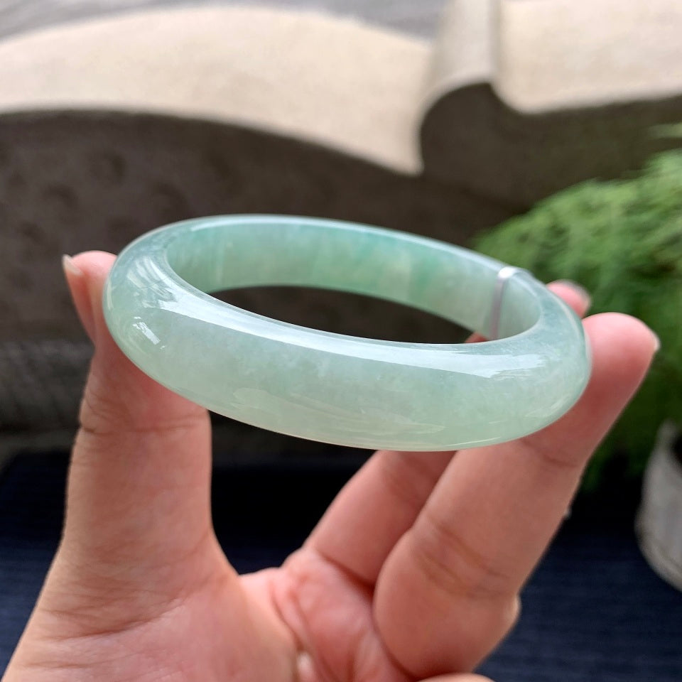 细糯种晴底平安镯（55.5mm）（yc101290）