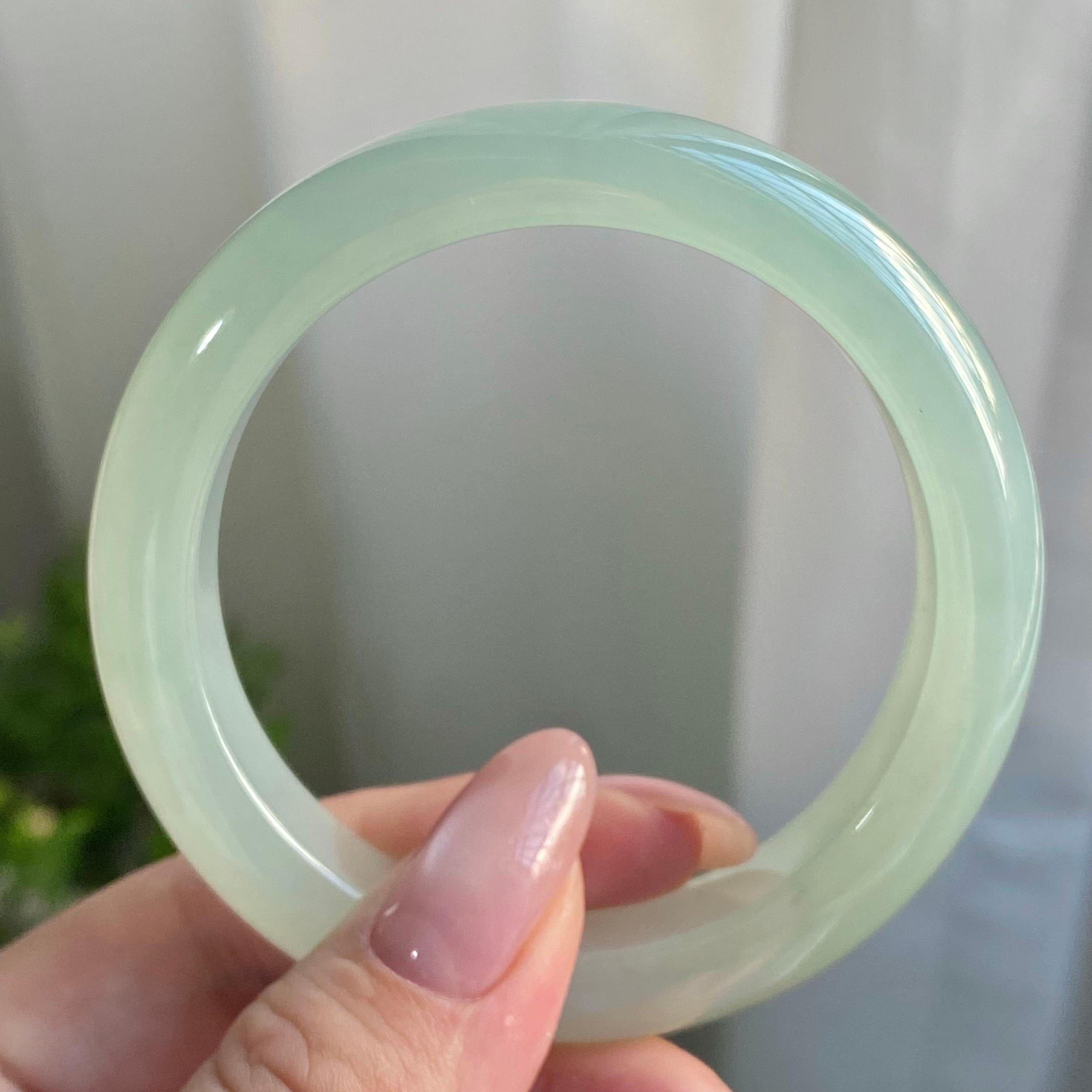 冰种晴底平安镯（54圈）（yc228784）