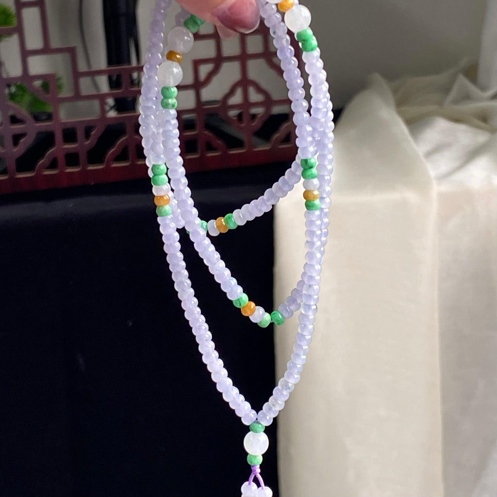 冰种多宝算盘珠珠链（yc196870）