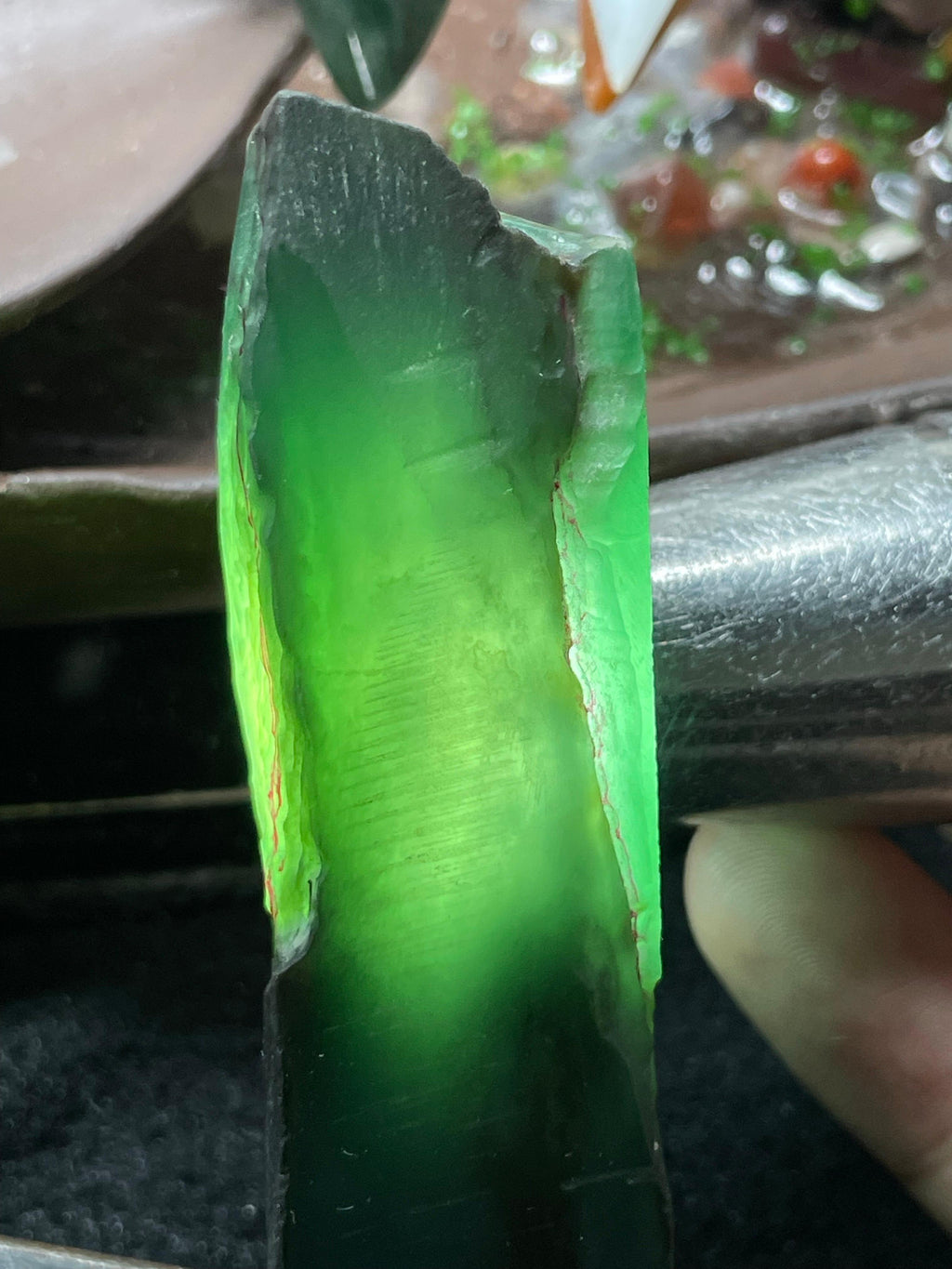 冰种湖水底片料（yc710536）