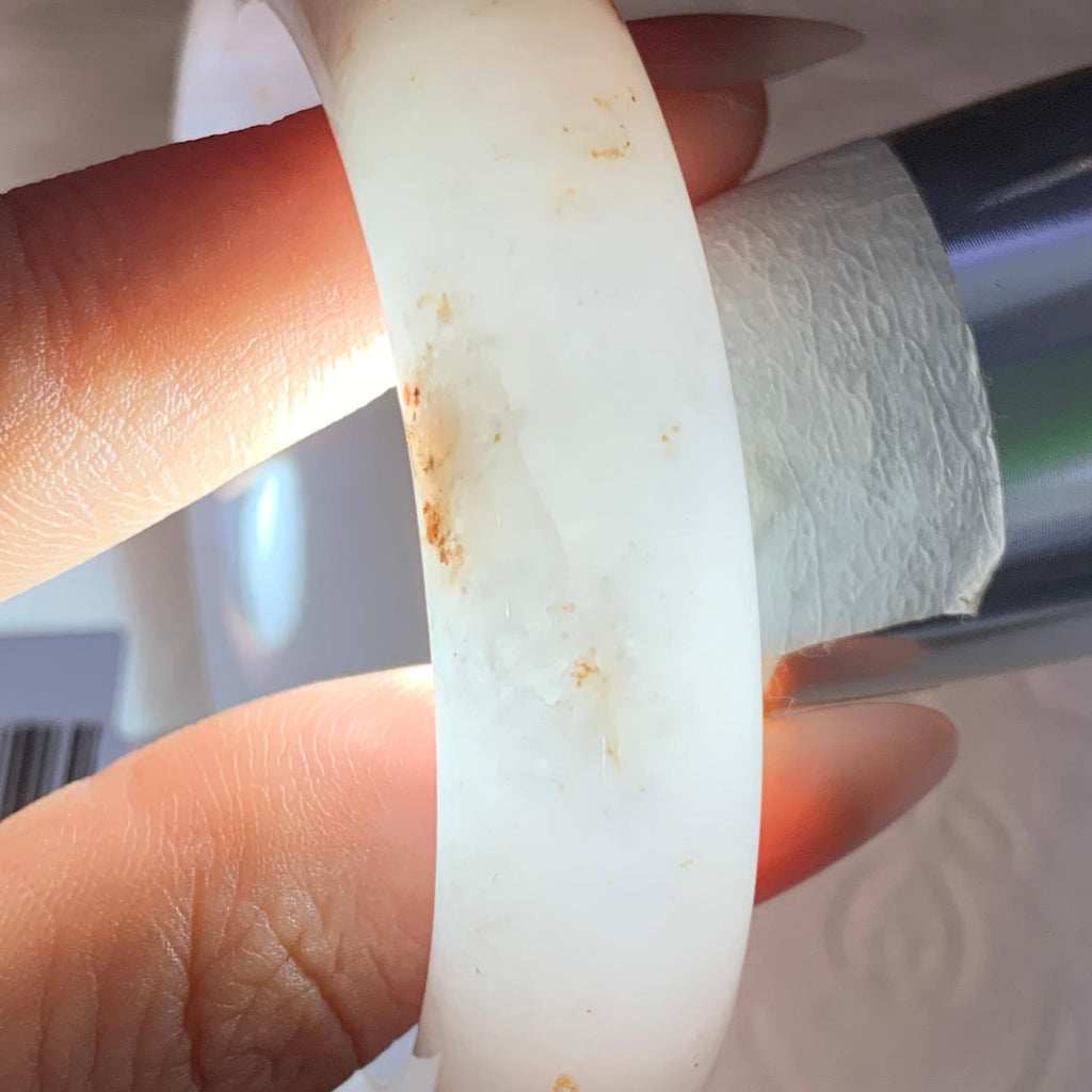 细糯种飘红翡正圈平安扣 50圈 天然A货缅甸翡翠（yc693089）