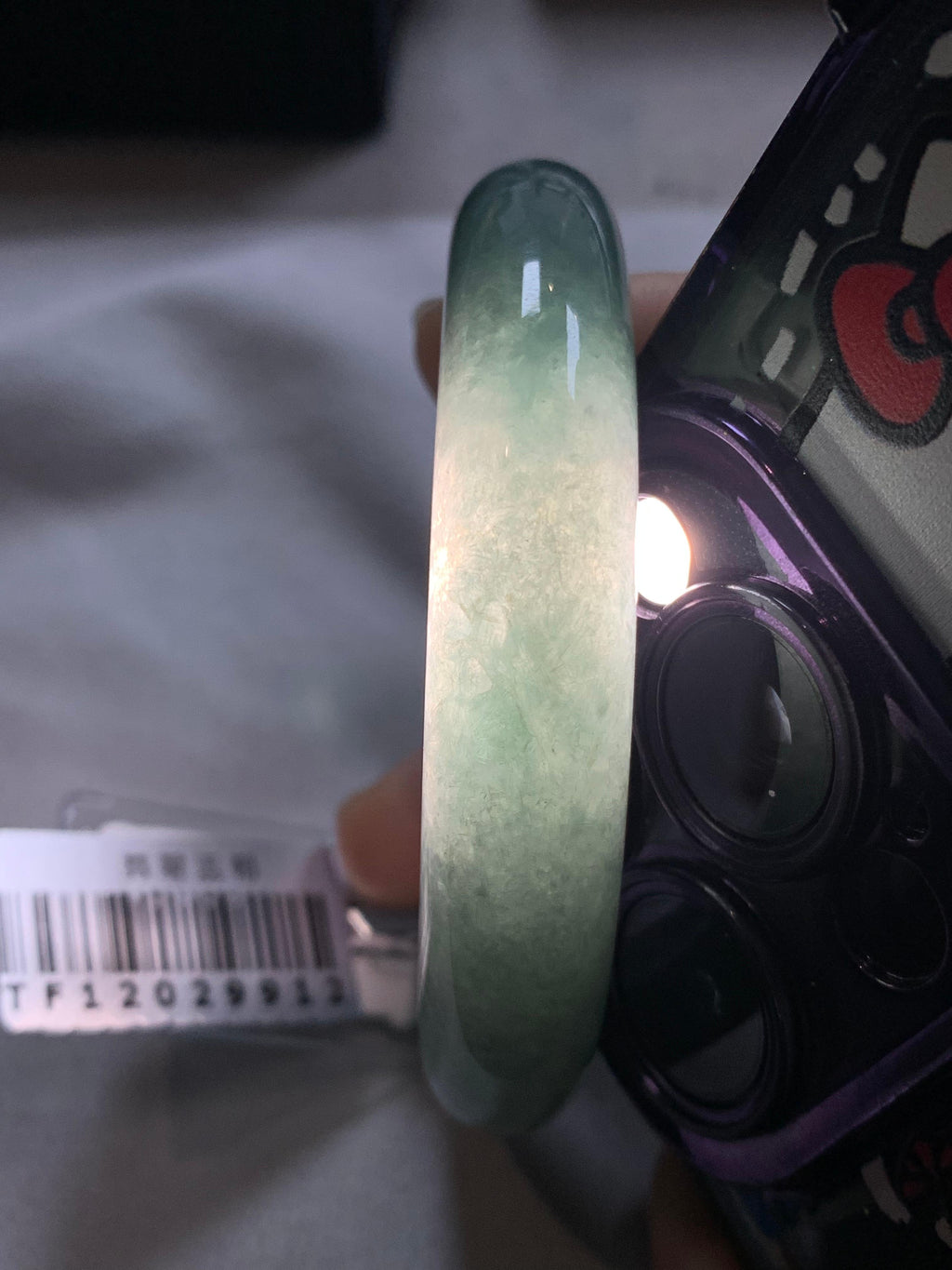 细糯种油青平安镯（54.3mm）（yc281527）
