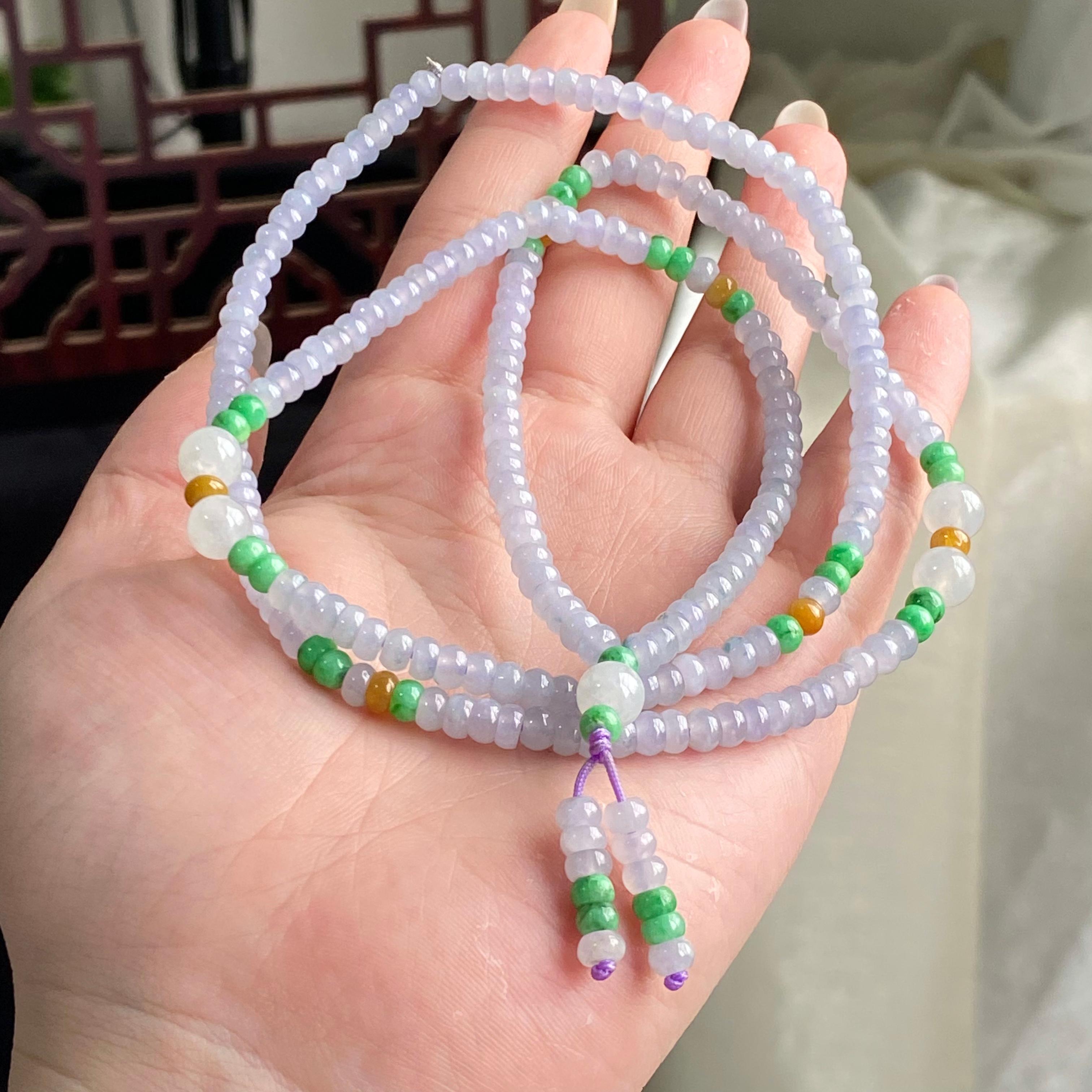 冰种多宝算盘珠珠链（yc196870）